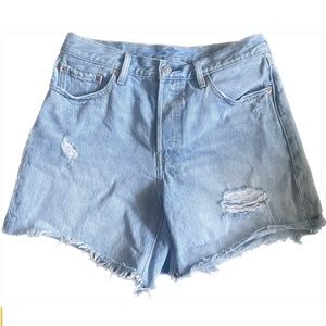 Levi's 501 high waisted shorts